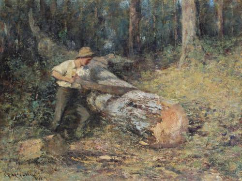 Frederick Mccubbin Sawing Timber